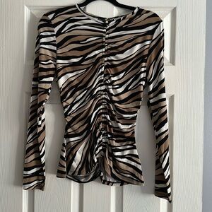 Leopard print blouse